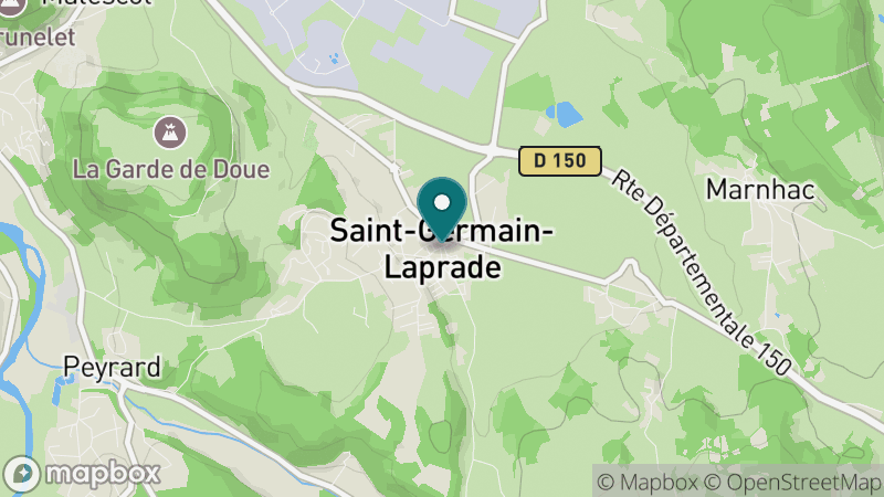 Carte - Saint Germain Laprade