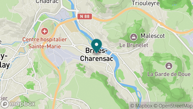 Carte - Brives Charensac