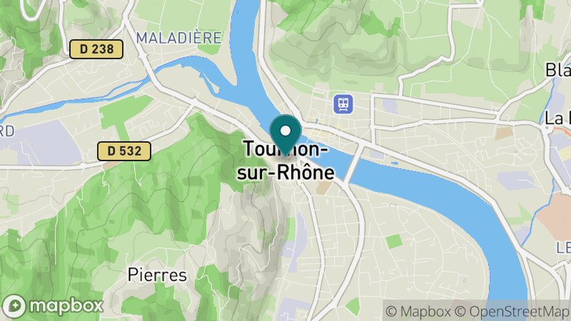 Carte - Tournon Sur Rhone