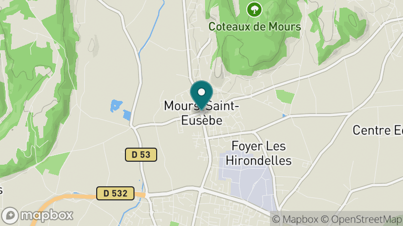 Carte - Mours Saint Eusebe