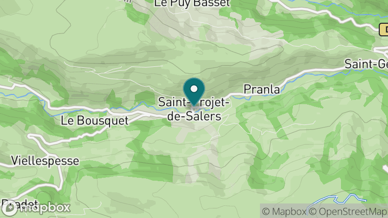 Carte - Saint Projet De Salers