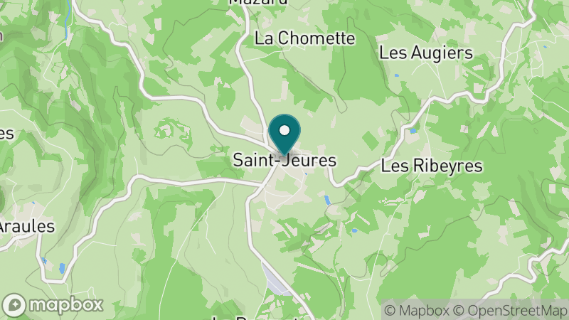 Carte - Saint Jeures