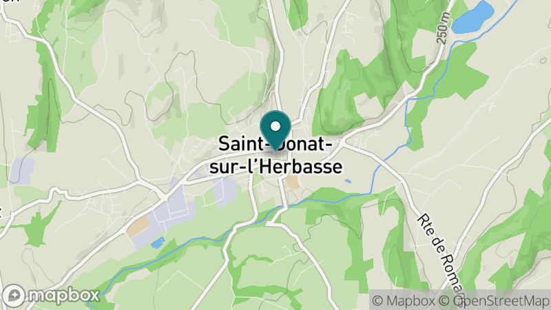 Carte - St Donat Sur L'herbasse