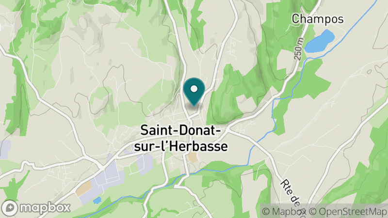 Carte - St Donat Sur L'herbasse