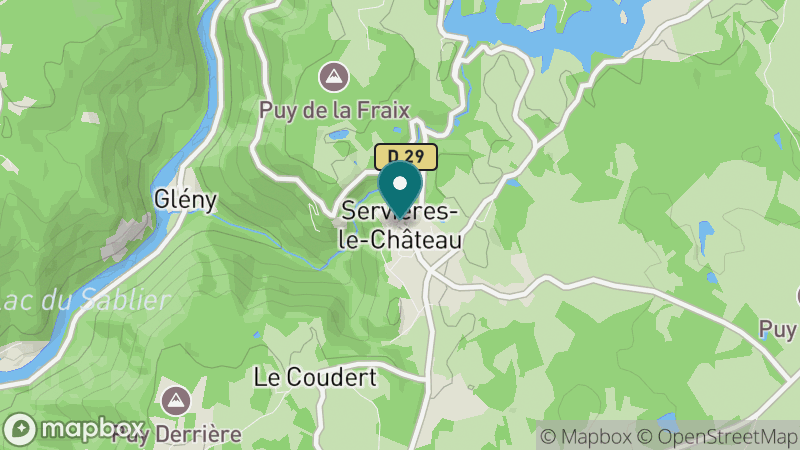 Carte - Servieres Le Chateau