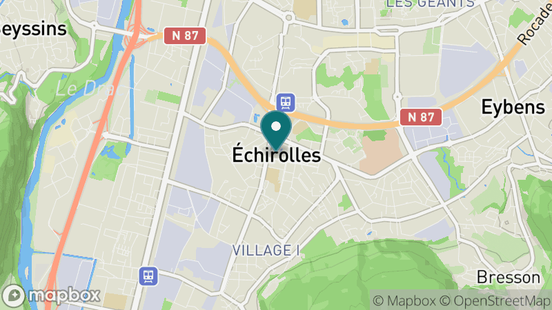 Carte - Echirolles