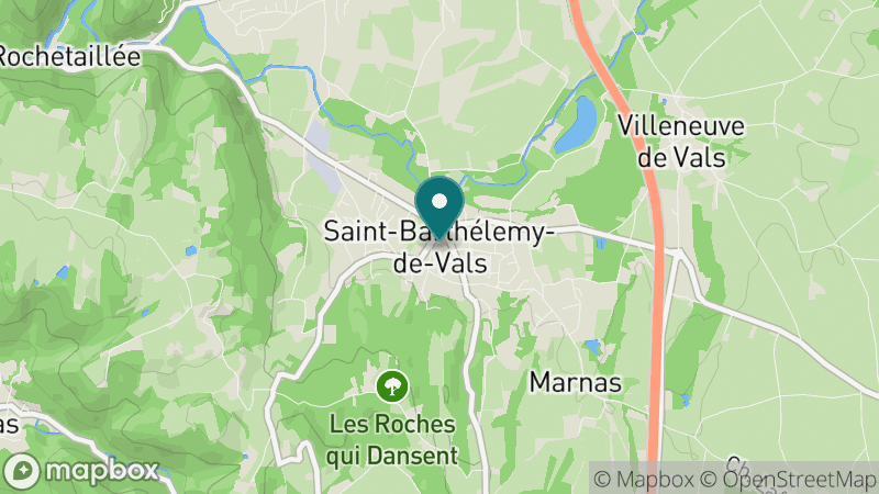 Carte - Saint Barthelemy De Vals