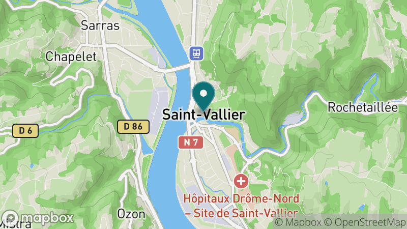 Carte - Saint-Vallier