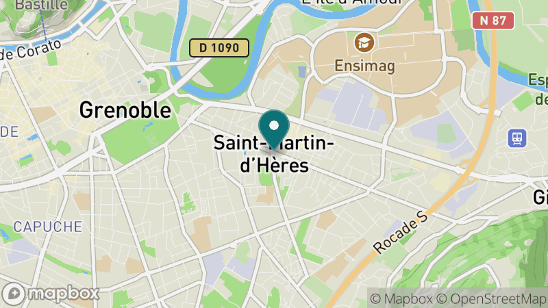 Carte - Saint Martin D'heres