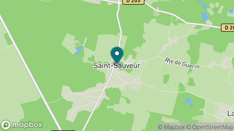 Carte - Saint Sauveur