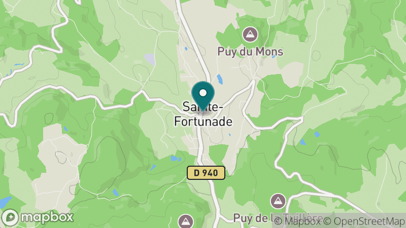 Carte - Sainte Fortunade