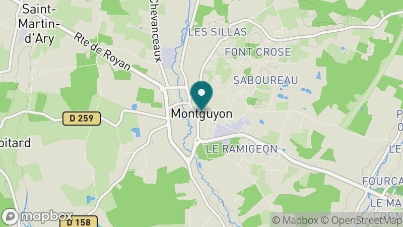 Carte - Montguyon
