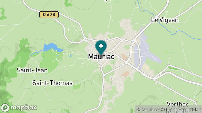 Carte - Mauriac