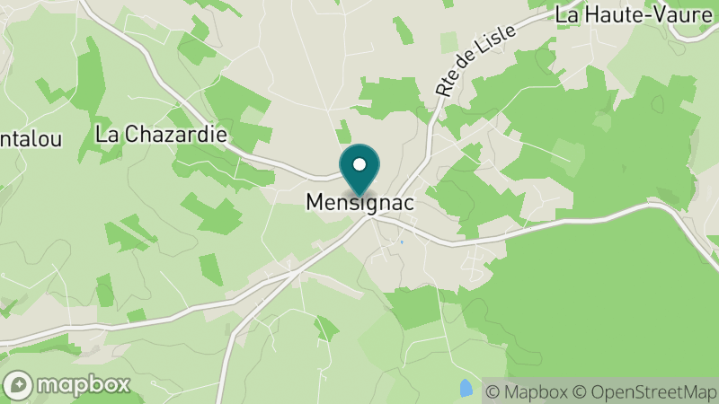 Carte - Mensignac