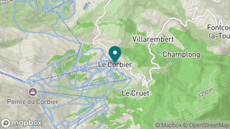 Carte - Le Corbier