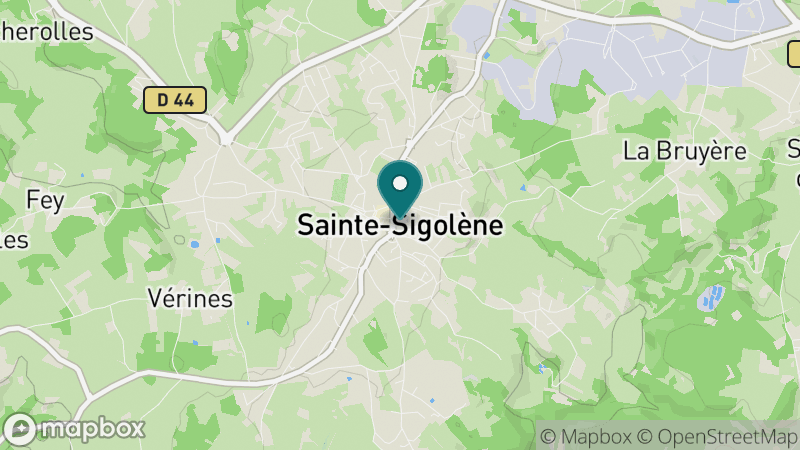 Carte - Sainte Sigolene