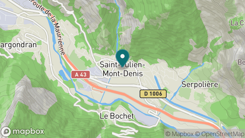 Carte - Saint Julien Mont Denis