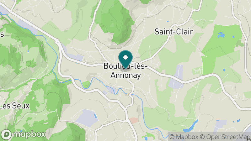 Carte - Boulieu Les Annonay