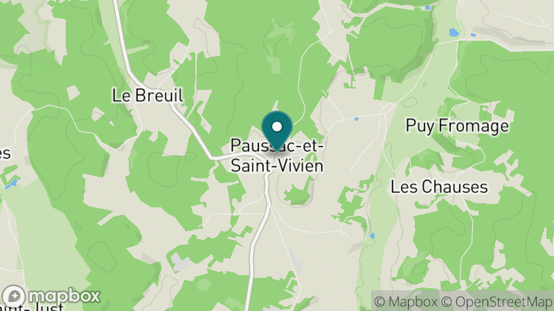 Carte - Paussac Et Saint Vivien