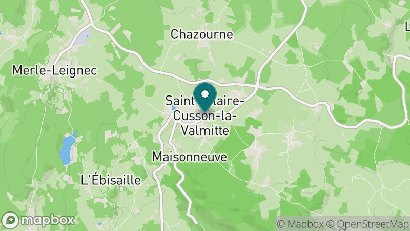 Carte - Saint Hilaire Cusson La Valmitte