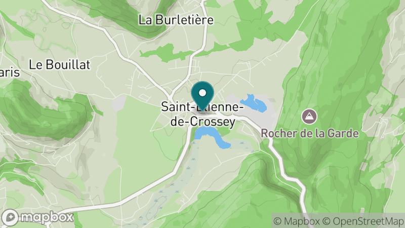Carte - Saint Etienne De Crossey
