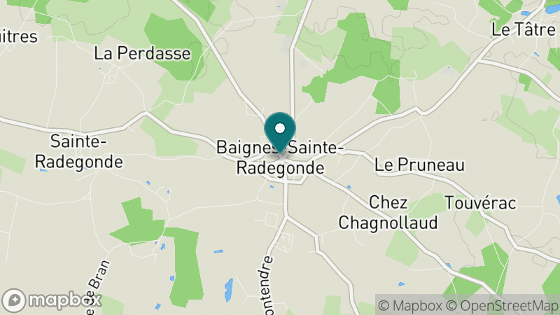 Carte - Baignes-Sainte-Radegonde