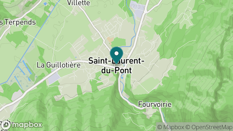 Carte - Saint Laurent Du Pont