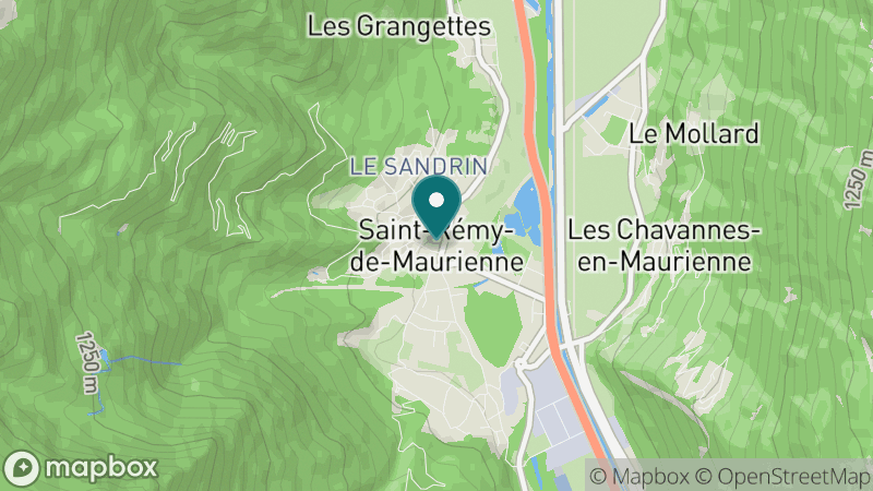 Carte - Saint-Rémy-de-Maurienne