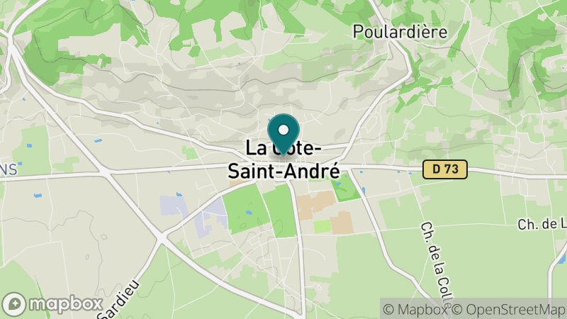 Carte - La Cote Saint Andre