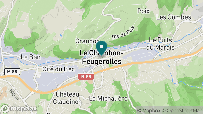 Carte - Le Chambon Feugerolles