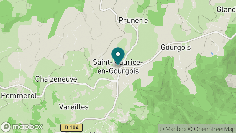 Carte - Saint-Maurice-en-Gourgois