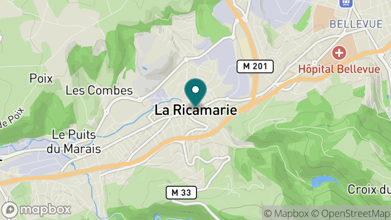 Carte - La Ricamarie