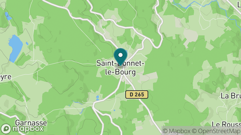 Carte - Saint Bonnet Le Bourg