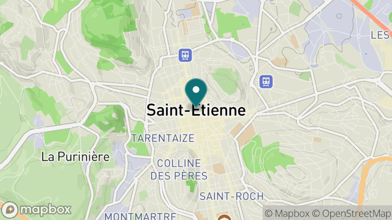 Carte - Saint Etienne