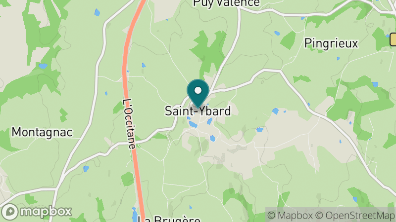 Carte - Saint-Ybard
