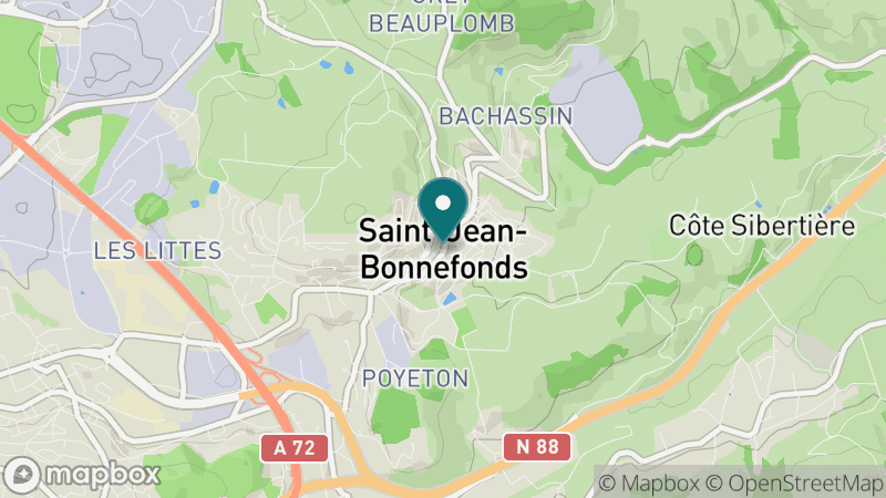 Carte - Saint Jean Bonnefonds