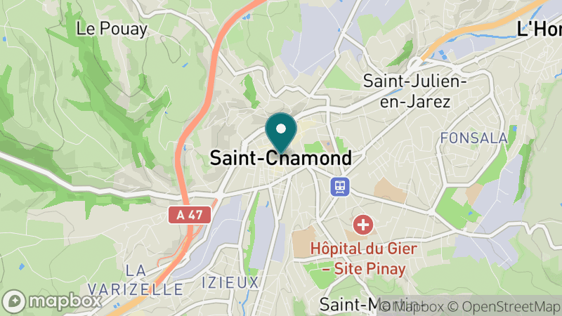 Carte - Saint Chamond