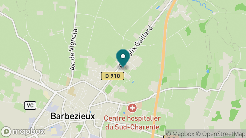 Carte - Barbezieux Saint Hilaire