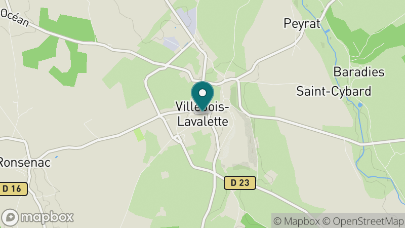 Carte - Villebois Lavalette