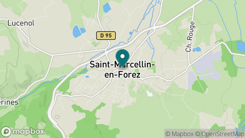 Carte - Saint Marcellin En Forez