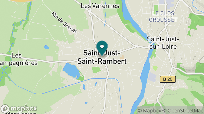 Carte - Saint-Just-Saint-Rambert