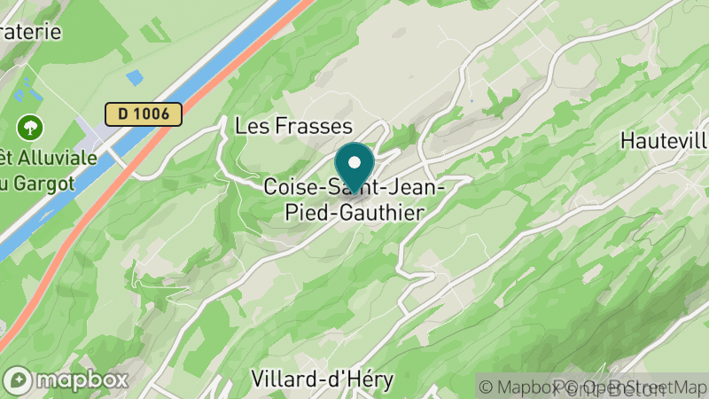 Carte - Coise-Saint-Jean-Pied-Gauthier