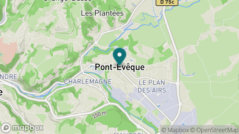 Carte - Pont Eveque