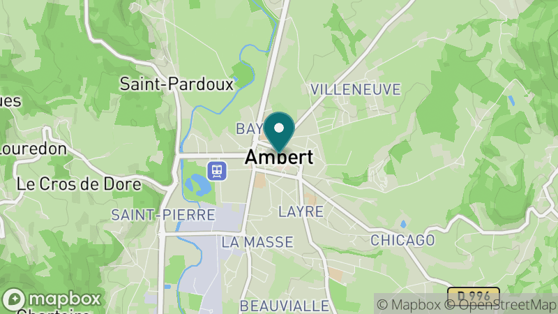 Carte - Ambert