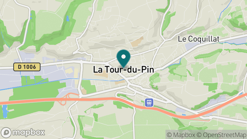 Carte - La Tour-du-Pin