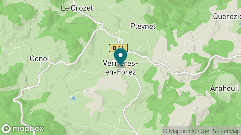 Carte - Verrières-en-Forez