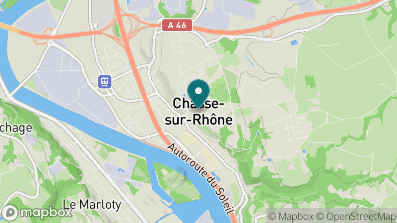 Carte - Chasse-sur-Rhône