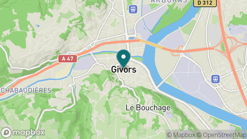 Carte - Givors