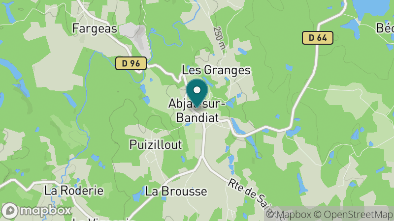 Carte - Abjat Sur Bandiat