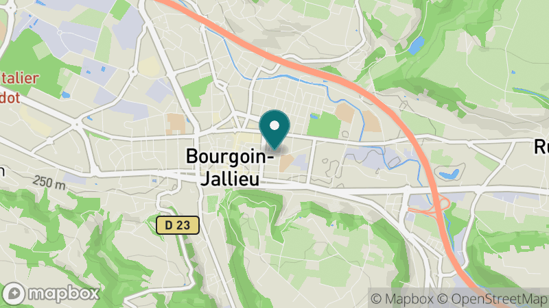 Carte - Bourgoin Jallieu